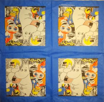 388 Bekannte Figuren - 3-lagig -  - Moomin
